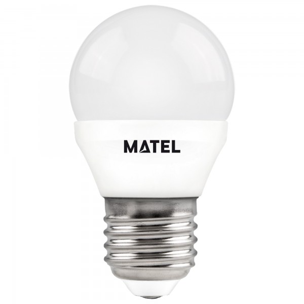 Bomb.led esferica  regulable e27 7w.fria (caja de 6 unidades)