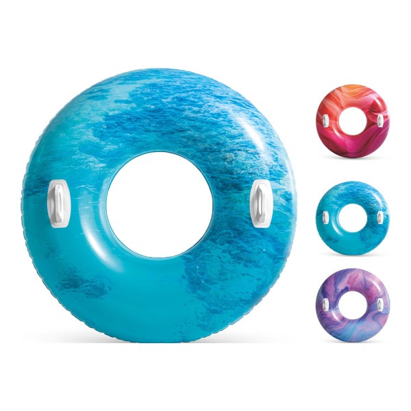 Flotador con asas colores surtidos ø114 cm