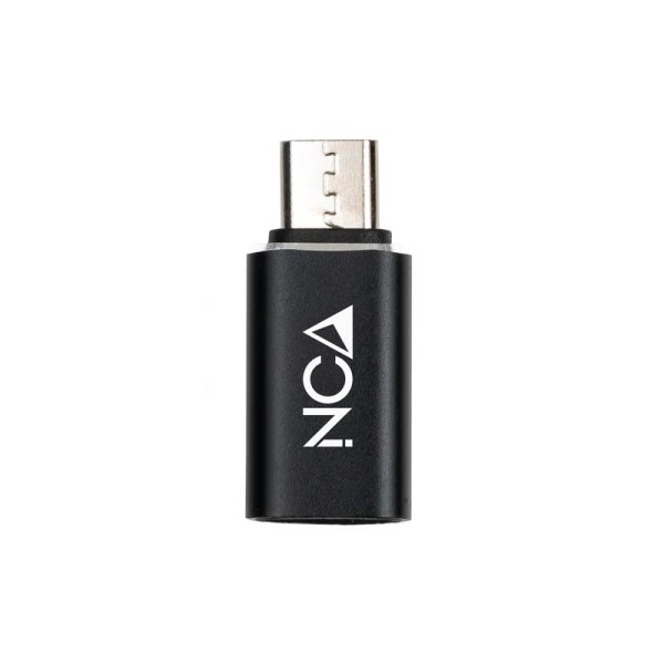 Nanocable adaptador micro usb/m a usb-c/h aluminio